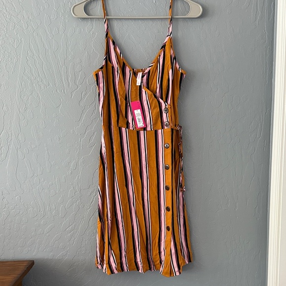 Xhilaration Multicolor Striped Dress - Picture 1 of 6